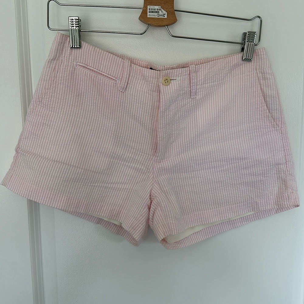Ralph Lauren Sport Pink Seersucker Shorts